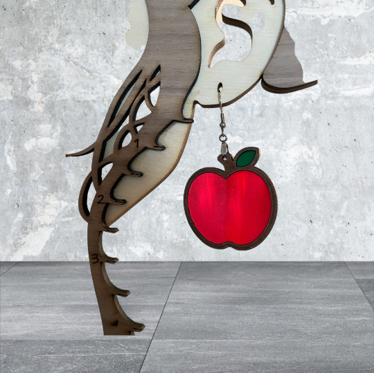 Apple Earring (Inlay)