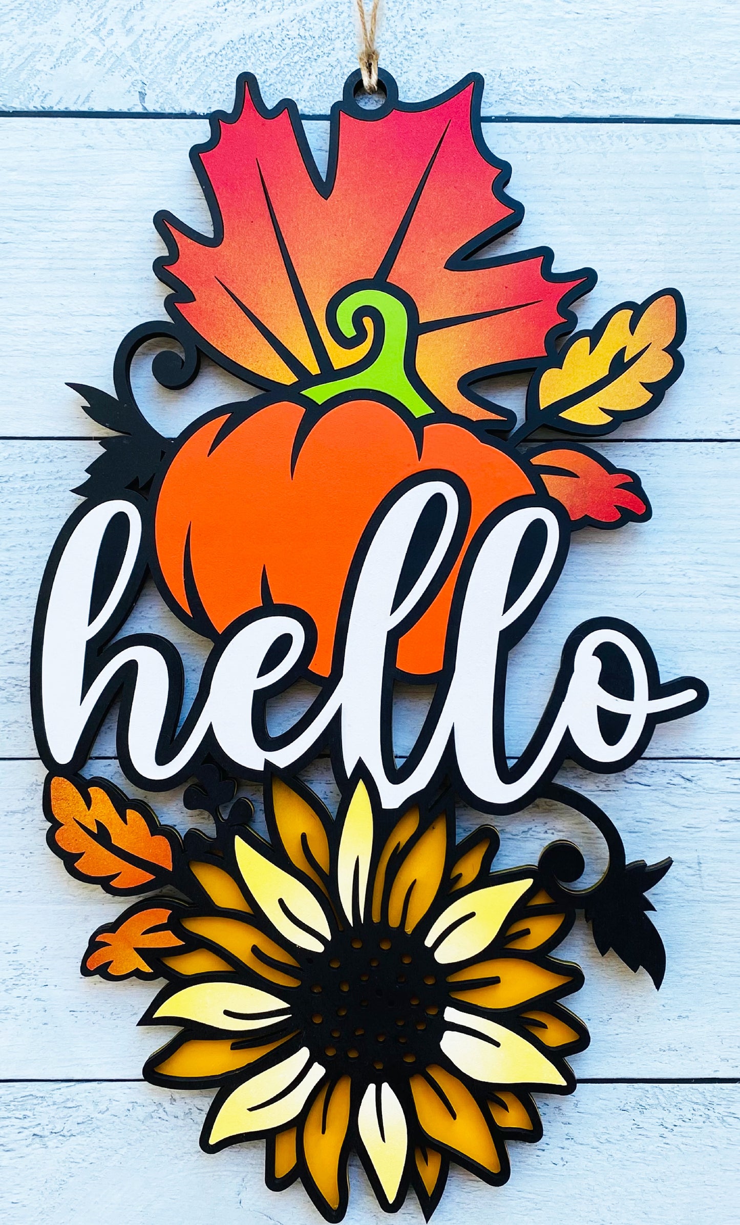 Seasonal Door Hanger - Fall