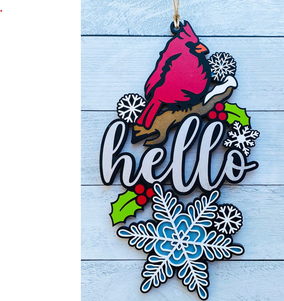 Seasonal Door Hanger - Winter