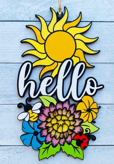 Seasonal Door Hanger - Summer