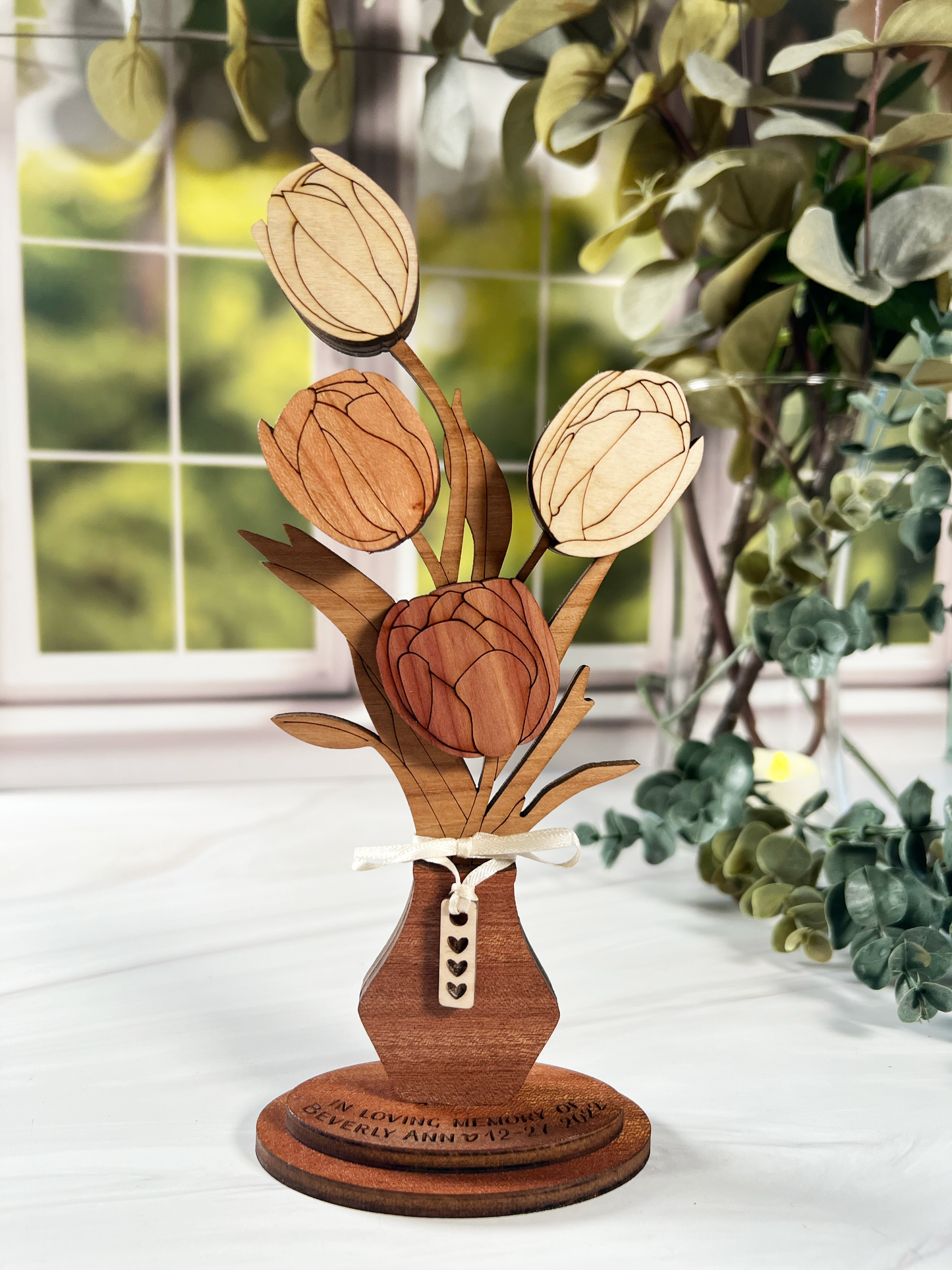 Wood Floral Bouquet