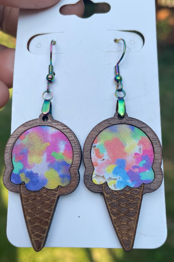 Ice Cream Earrings